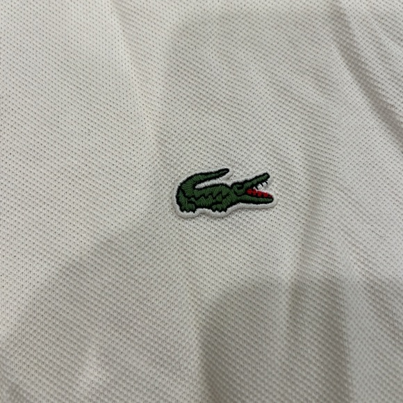 Lacoste white polo size 4 mens - Picture 2 of 5